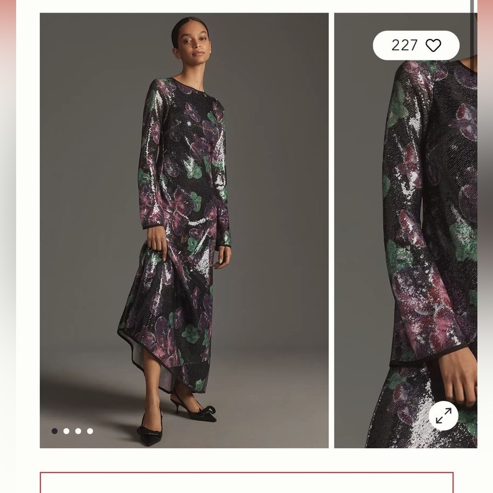 Anthropology Sequin dress